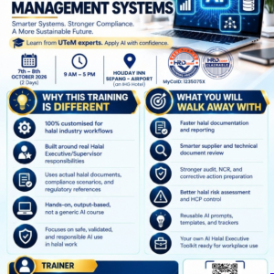 AI-Driven Halal Compliance & Management Systems | Early Bird Registration